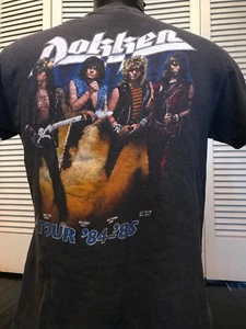 Camisa vintage 1985 Dokken Tooth & Nail Tour talla mediana rock metal - Imagen 1 de 6