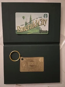 Limited Edition Wicked Starbucks New Keychain Gift Card Collectible $0-value - Picture 1 of 6