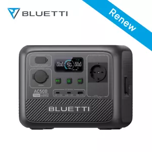 BLUETTI AC50B 700 W 448 Wh Générateur Solaire pour Randonnée Voyage Camping-Car - Imagen 1 de 9