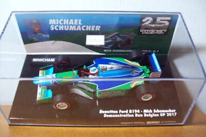 1/43 MINICHAMPS 517 941705 MICK SCHUMACHER BENETTON FORD B194 BELGIAN GP 2017 - Picture 1 of 6
