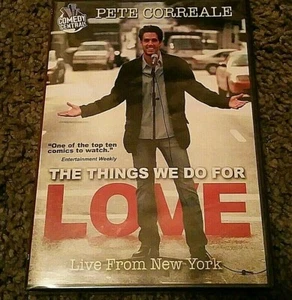 Correale Pete The Things we Do for Love Comedy Central New NIB DVD RARE correale - Picture 1 of 7