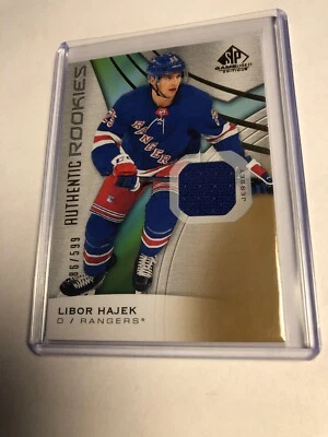 2019-20 SP Game Used Libor Hajek Rookies Jersey #486/599 RC SP - Image 1 of 2