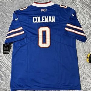 Keon Coleman Jersey Buffalo Bills Large Blue #0 Men’s Stitched - Picture 1 of 6