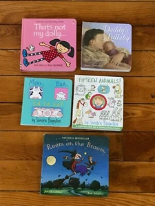 Lot of 5 THAT’S NOT MY DOLLY Fifteen Animals ROOM ON THE BROOM Board Books: - Picture 1 of 11