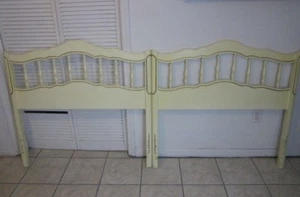 French Provincial By Dixie Twin Headboards Set Of Two SHIPPING NOT INCLUDED - Picture 1 of 12