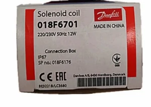 New Danfoss 018F6701 Solenoid Valve Coil - Picture 1 of 1