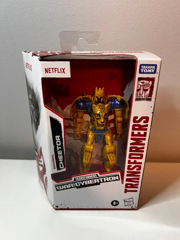Transformers Netflix War for Cybertron Cheetor Action Figure Hasbro 2020 Cover