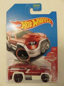 Camión de emergencia Hot Wheels Rescue Duty Target Red Edition 4/12 fundido a presión 1/64 - Imagen 1 de 6