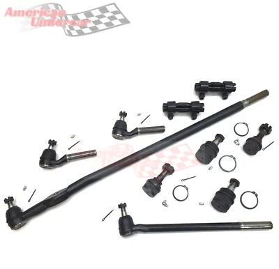 Kit de dirección de enlace de arrastre de varilla de amarre rótula HD Ford F250 1985-1994 eje 4x4 3850 Foto 1 de 4