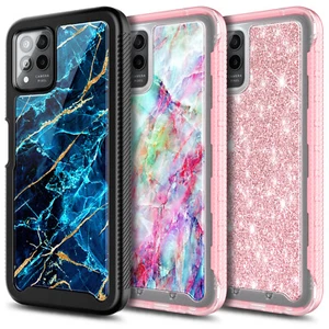 For T-Mobile Revvl 6 / 6 Pro 5G, Full Cover Built-In Screen Protector Phone Case - Picture 1 of 59