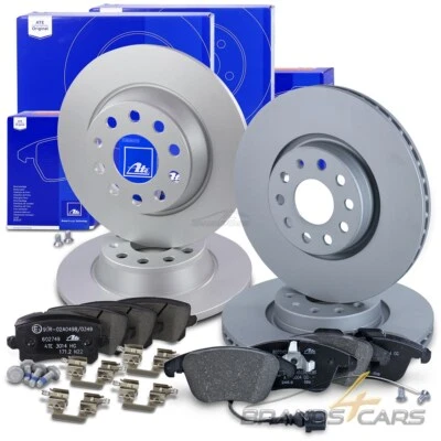 ATE BREMSSCHEIBEN+BELÄGE VORNE+HINTEN FÜR AUDI Q3 SEAT ALHAMBRA VW SHARAN TIGUAN