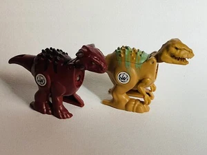 Jurassic World Brawlasaurs Set Of 2 Battle Dinosaurs Hasbro Great Condition - Picture 1 of 4
