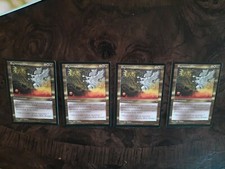 Righteous War Visions White Black Rare MAGIC THE GATHERING CARD light play 4X