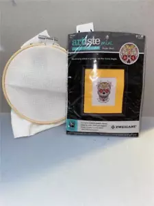Artiste Mini Zweigart Sugar Skull #1389188 Cross Stitch OPEN Package - Picture 1 of 1