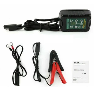 Portable 1.5A Battery Charger Maintainer Trickle 6V 12V Car Automatic Motorcycle - Picture 1 of 12