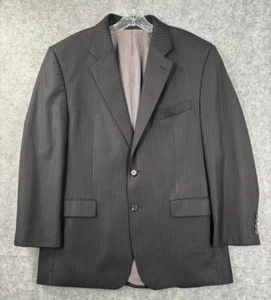 Ralph Lauren Anzug Sakko Herren 40R* Schwarz Nadelstreifen Wolle Sport Mantel Blazer - Bild 1 von 23
