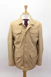 NWT$3995 Brunello Cucinelli Men's Utility Jacket W/Logo Engraved Hardware A248 - Picture 1 of 10