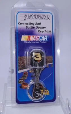 Motorhead Nascar Connecting Rod Bottle Opener Keychain Childress Earnhardt 3 NEW - Image 1 of 2