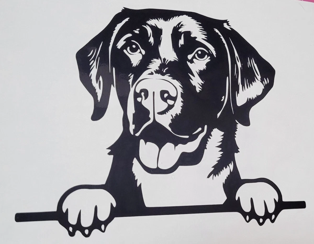 Chocolate Lab Sticker Lab Vinyl Sticker Life Is Better With