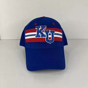 NCAA Kansas University Jayhawks Blue Snapback Top Of The World Adult Adjust Hat - Picture 1 of 6