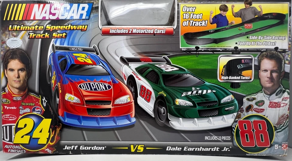 NASCAR  Ultimate Speedway Track Set Gordon vs. Earnhardt Jr 2008 NEW In Box - Image 1 of 4