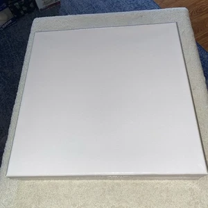 Paint Canvases, 3 Pack 12x12 Inch Square Stretched Art Board Panels White - Picture 1 of 3