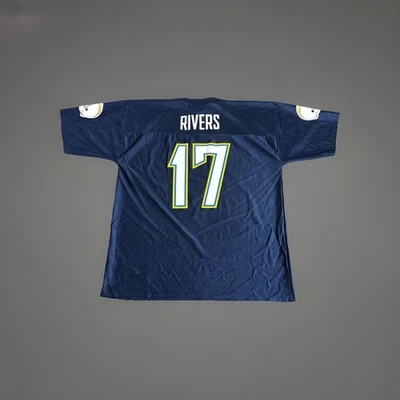 NFL Los Angeles Chargers Philip Rivers #17 Navy Team Apparel Jersey Size XL 54 - Image 1 of 4