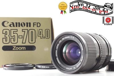 [Near MINT in Box] Canon New FD NFD 35-70mm f4 MF Zoom Lens From JAPAN - Image 1 of 4