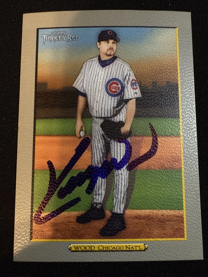 2006 Topps Turkey Red Kerry Wood Signed Card 469 Cubs Autograph Auto - Image 1 of 3