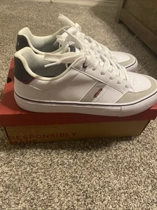 Levi's Mens Deacon Synthetic Leather Casual Lace Up Sneaker Shoe - Picture 1 of 2