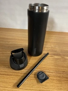 Owala 24 oz. FreeSip Stainless Steel Water Bottle - DARK Black Used - Picture 1 of 10