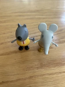 Lote de figuras Jazzwares Peppa Pig Wendy Wolf y Emily Elephant  - Imagen 1 de 6