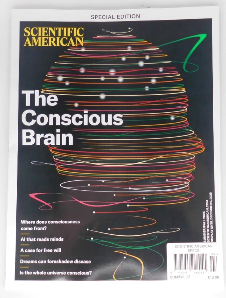 Scientific American magazine Special Edition Summer/Fall 2025 Conscious Brain - Image 1 of 1
