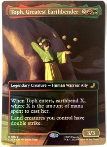 MTG Toph, Greatest Earthbender (Borderless Foil) Avatar Eternal-Legal 70 NM - Picture 1 of 6