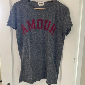 Zadig & Voltaire Damen T-Shirt grau/rot Amour Größe M - Bild 1 von 3