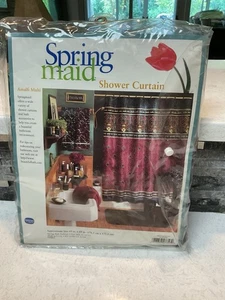 New Springmaid Shower Curtain Amalfi Multi New Vintage 90’s 69”x69” Color - Picture 1 of 2