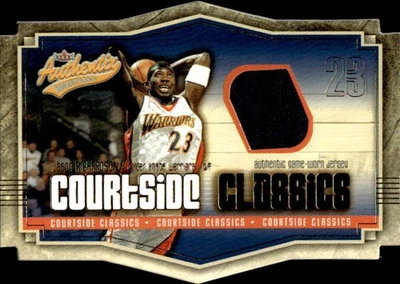 2003-04 Fleer Authentix #CC-JR Jason Richardson Courtside Classics usado en juegos Foto 1 de 2