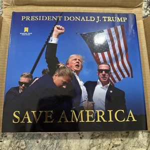 Save America by Donald J. Trump Hardcover Book - Picture 1 of 2