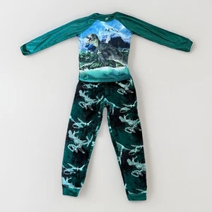 SET PIGIAMA WONDER NATION RAGAZZI DINOSAURI FLANELLA TAGLIA XL - Foto 1 di 3