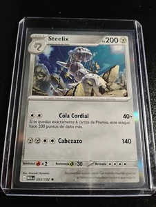 MEGA EVOLUTION POKEMON CARD STEELIX RARE HOLO SPANISH 093/132 - Picture 1 of 2