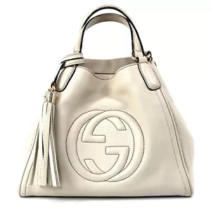 GUCCI Soho Tote Bag Hand bag Leather 0561 - Picture 1 of 24