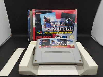 Full Throttle All-American Racing - Super Nintendo SNES EU PAL - SNSP-AFTP-EUR - Photo 1/4