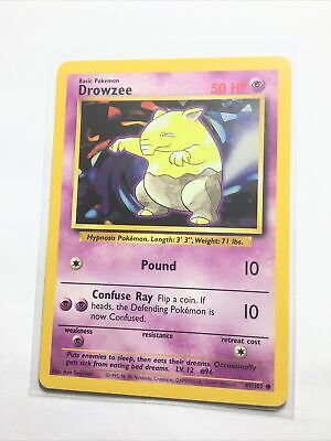 DROWZEE - 49/102 - Base Set - Pokemon Card - NM