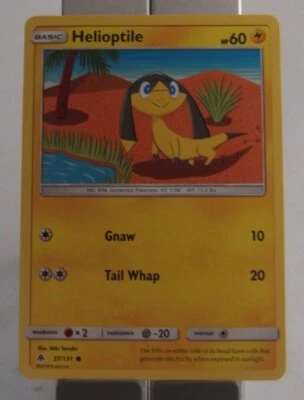 101PK037 - Helioptile - 37/131 - Forbidden Light - Common - NM - Image 1 of 2