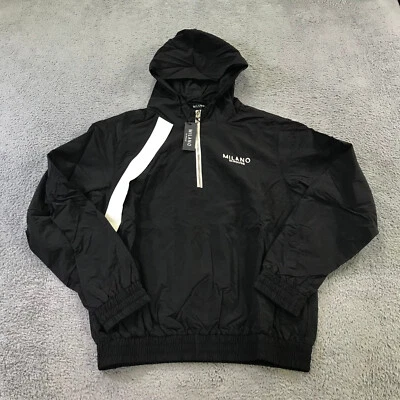 Chaqueta Milano Do Rouge Para Hombres Extra Pequeña Chaqueta Leal Anorak Sudadera con Capucha $138 XS as3 Foto 1 de 4