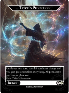 Teferi's Protection - Full Art Altered Art Custom Proxy Cards - Picture 1 of 2