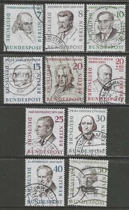 Germany 1957 Berlin West complete set Berlin Personalities used € 18.00 - Picture 1 of 5