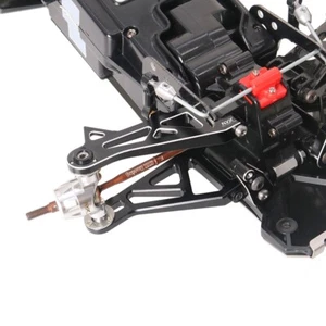 Brazos de suspensión delanteros de aluminio KYX superiores inferiores para Tamiya Hotshot II The Bigwig - Imagen 1 de 7