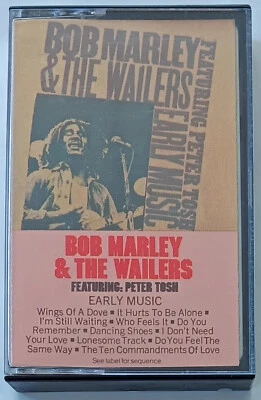 Bob Marley & The Wailers Early Music 1977 Cassette Tape - Image 1 of 4