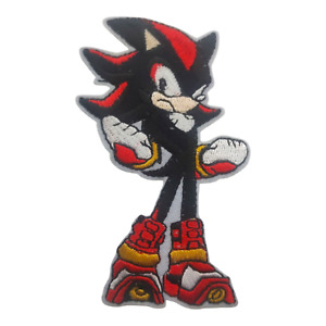 Shadow the Hedgehog Sonic Iron-On Patch for Clothing by Heat